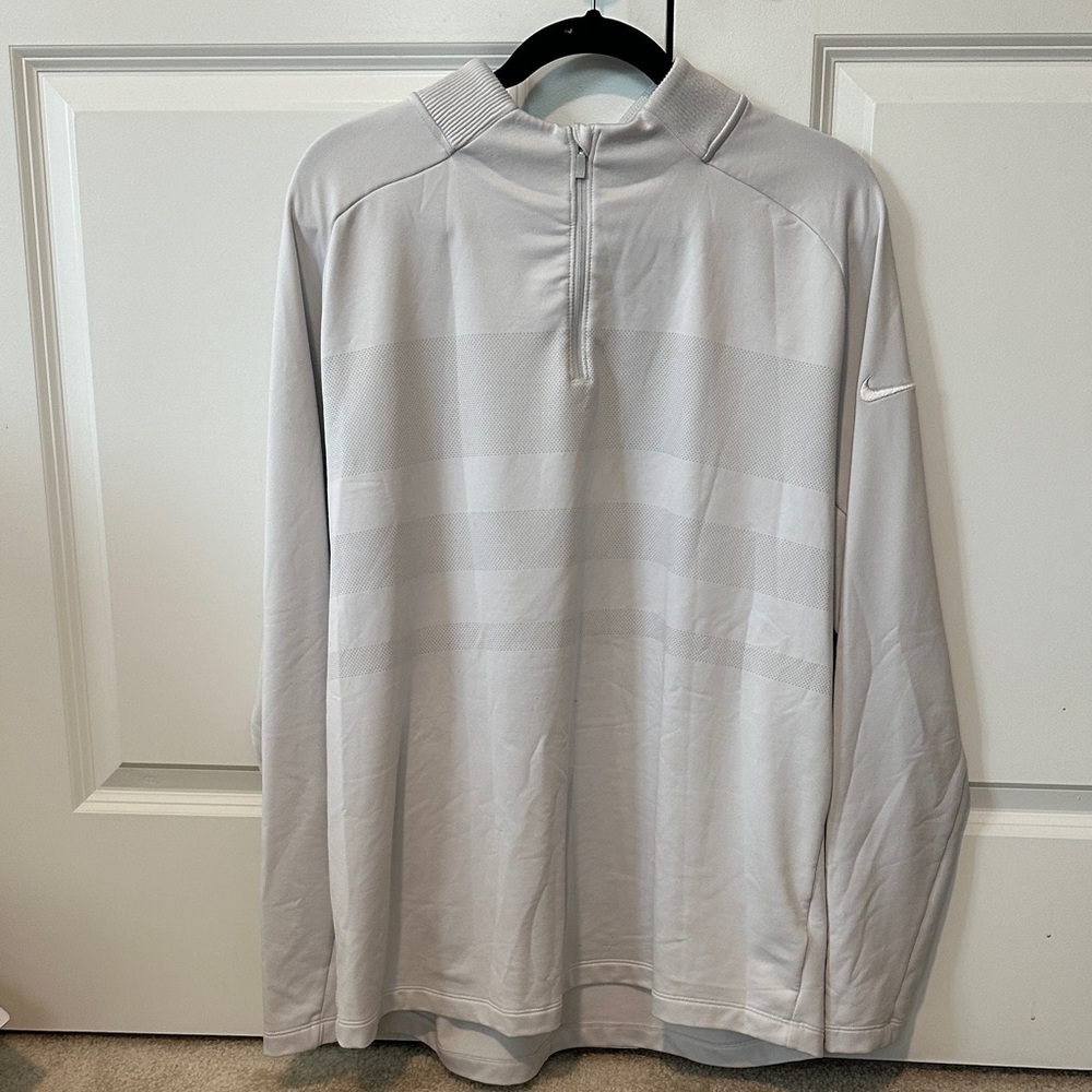 Nike Light Gray Half-Zip Pullover